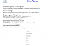 microflechs.de Webseite Vorschau