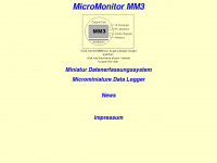 micromonitor.de Webseite Vorschau