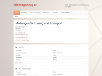 mietwagenzug.ch Webseite Vorschau