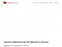 minicar-gronau.de Webseite Vorschau