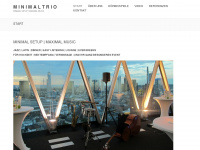 minimaltrio.de Webseite Vorschau