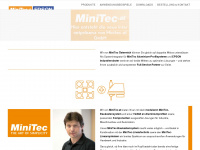 minitec.at Webseite Vorschau