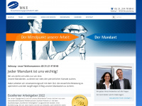 mke-steuer.de Webseite Vorschau