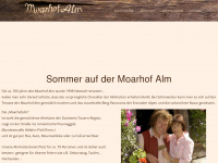 moarhofalm.at Webseite Vorschau