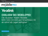 mobilepro.ch Webseite Vorschau