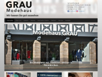modegrau.de Webseite Vorschau