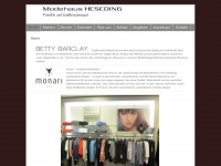 modehaus-heseding.de Webseite Vorschau