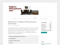 religionsphilosophischer-salon.de Webseite Vorschau