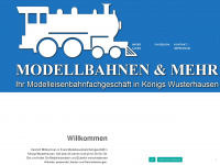 modellbahnen-in-kw.de Webseite Vorschau
