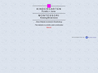 montessori-kindergarten.ch Webseite Vorschau