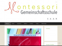 montessori-sb.de Webseite Vorschau