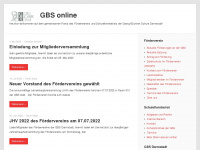 gbs-online.de Webseite Vorschau