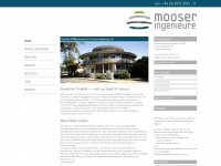 mooser-ingenieure.de Webseite Vorschau