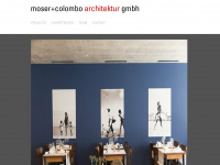 moser-colombo.ch Webseite Vorschau