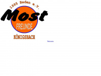 mostfreunde.de Webseite Vorschau