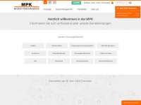 mpk.ch Webseite Vorschau