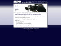 mpvproduktion.at Webseite Vorschau