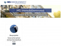 ms-immobilieninvest.de Webseite Vorschau