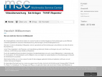 msc-nrw.de Webseite Vorschau