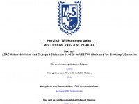 msc-ranzel.de Webseite Vorschau
