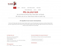 msscooter.de Webseite Vorschau