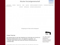 mucher-konzertgemeinschaft.de Webseite Vorschau