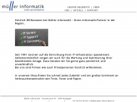 mueller-informatik.ch Webseite Vorschau