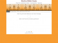 mueller-saala.de Webseite Vorschau