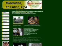 muellerfossil.de Webseite Vorschau