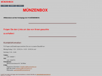 muenzenbox.at Webseite Vorschau