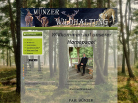 muenzer-wildhaltung.at Webseite Vorschau