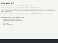 multifilm.at Webseite Vorschau