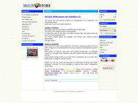 multistore.ch Webseite Vorschau