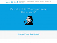 mup-gmbh.ch Webseite Vorschau