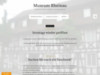 museum-rheinau.de Webseite Vorschau