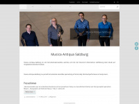musicaantiqua.at Webseite Vorschau