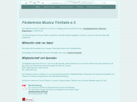 musica-trinitatis.de Webseite Vorschau