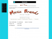 musicbrands.de Webseite Vorschau