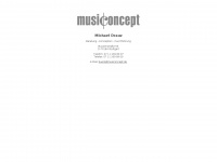 musiconcept.de Webseite Vorschau