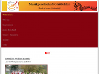 musik-glattfelden.ch Webseite Vorschau