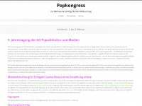 popkongress.de Webseite Vorschau