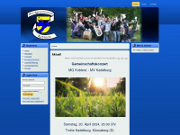 musikgesellschaft-koblenz.ch Webseite Vorschau