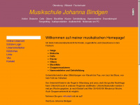musikschule-bindgen.de Webseite Vorschau
