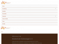 musikschule-hueckeswagen.de Webseite Vorschau