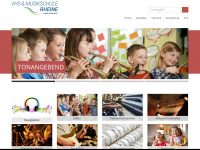 musikschulerheine.de Webseite Vorschau