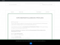 musikverein-kirchberg.at Webseite Vorschau