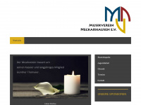musikverein-neckarhausen.de Webseite Vorschau