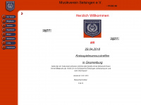 musikverein-selsingen.de Webseite Vorschau
