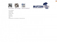 mutzenbach-gmbh.de Webseite Vorschau