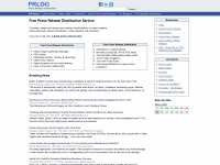 prlog.org Webseite Vorschau